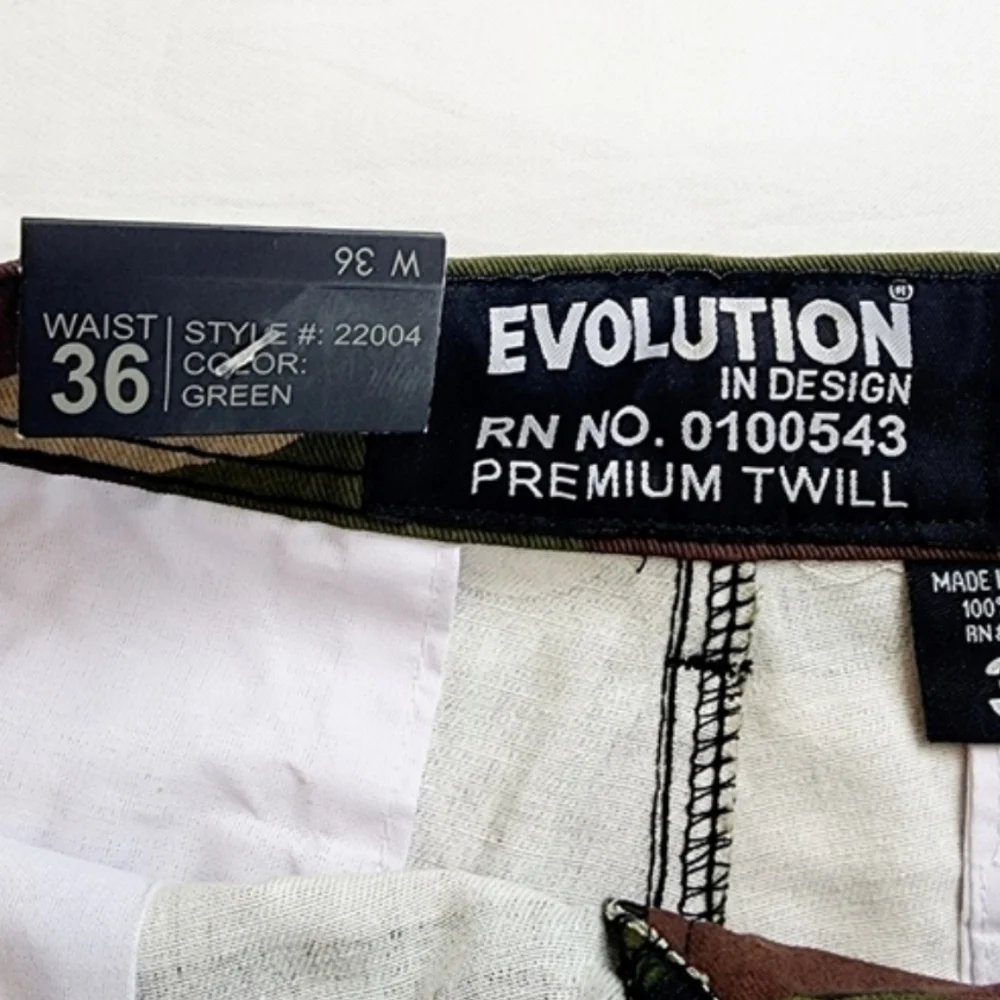 Evolution by Design Premium Twill Camo shorts